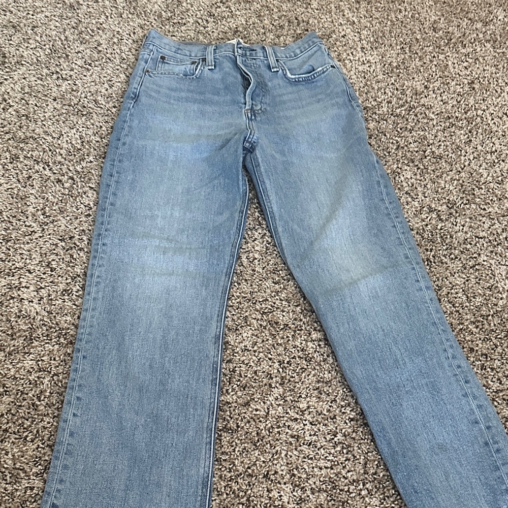 Aritzia Denim Forum The Arlo High Rise Straight Jeans